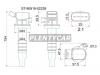 SAT ST9091902239 Катушка свечи TY 1ZZ-FE 00- ZZE12#/ZZT24#/ZZV50/ZCT10/ZCA2#, 1KR-FE 04- KSP9#/KGC1#, 3SG-G# SXE10