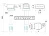 SAT ST9091902246 Катушка свечи TY 3MZ-FE RX300/330/350 MCU3# 03-, Kluger/Higlander MCU2#