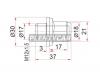 SAT ST9094201033 Гайка колесная хром закрытая HYUNDAI/KIA/LEXUS/MITSUBISHI/TOYOTA