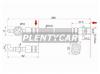 SAT ST9094702904 Шланг тормозной FR TOYOTA LITE/TOWNACE NOAH 2WD 96-98 LH=RH