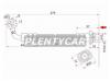 SAT ST9094702A08 Шланг тормозной RR TOYOTA LAND CRUISER/PRADO/LEXUS LX470 98- LH