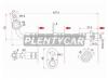 SAT ST-90947-02F29 Шланг тормозной FR TOYOTA LAND CRUISER/LEXUS LX470 98- LH=RH
