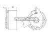 SAT ST9158004 Натяжной ролик ремня ГРМ CHEVROLET CAPTIVALACETTIDAEWOO NUBIRA 1,82,0 99-