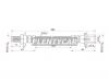 SAT ST9694033955 Шланг тормозной FR TOYOTADYNA 150/TOYOACE G15 87- LH=RH