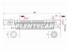 SAT ST9695033656 Шланг тормозной FR TOYOTA HILUX 88-/REGIUS/TOURING HIACE RCH42 LH=RH
