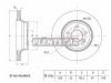 SAT STA2114230912 Диск тормозной RR MERCEDES A207C207W211W212S211S212X204