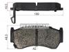 SAT STAY040NS060 Колодки тормозные FR NISSAN CUBE Z10