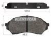 SAT STB2YD3323Z Колодки тормозные FR MAZDA FAMILIA BJ 98-04