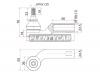 SAT STBP4L32290 Наконечник рулевой Mazda 3 Mazda 5