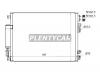 SAT STCR033940 Радиатор кондиционера CHRYSLER 300CDODGE MAGNUMCHARGER 04-11