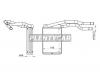 SAT ST-FD08-395-0 Радиатор отопителя салона FORD FUSION/FIESTA 02-