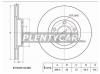 SAT ST-G33Y-33-25X Диск тормозной FR MAZDA 6 07-