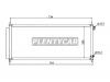 SAT STHD75394C0 Радиатор кондиционера HONDA FIT GD1234 5D 03-07