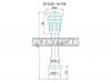 SAT STKJ0118T08 Наконечник катушки MAZDA FP/FS (FP85-18-100C)