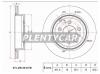 SAT STL20626251B Диск тормозной RR MAZDA CX7 07-