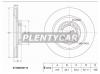 SAT STMB699716 Диск тормозной передний MMC Pajero/Sport 3.5/2.8D, V23/43/46/K9#, 96- Long Vagon (16,18)