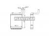 SAT ST-MB83-395-A0 Радиатор отопителя салона MITSUBISHI CANTER FE5##/FB5##/FE6##/FB6##/FG##/ 94-99 RHD