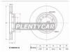 SAT ST-MB895730 Диск тормозной FR MITSUBISHI Delica Space Gear/L400 PD/PE/PF 94-06