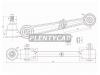 SAT STMB912509 Рычаг нижний прямой с шаров. MITSUBISHI ECLIPSEGALANTETERNAEMERAUDELEGNUM 92-04 LH=RH