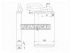 SAT STMBW43950 Радиатор отопителя MMC STMBW43950