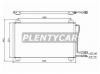 SAT STMD103940 Радиатор кондиционера MERCEDES SPRINTER 95-05