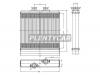SAT STMD103950 Радиатор отопителя салона MERCEDES C-CLASS W 204 07-CLS-CLASS W 218 10-E-CLASS W 207 09-E-CLASS W