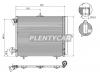 SAT ST-PG04-394-0 Радиатор кондиционера