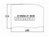 SAT STRNESSA97RDRH Стекло заднее правое опускное NISSAN RNESSA 97-01