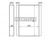 SAT STTY383950 Радиатор отопителя TOYOTA STTY383950