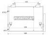 SAT ST-TY96-394-0 Радиатор  кондиционера TOYOTA HILUX 05-