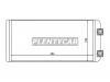 SAT STVV12395A0 Радиатор отопителя салона  VOLVO FH 12 93-FH-16 93- (см схему)
