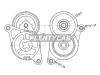 SAT STZJ3815980B Натяжитель приводного ремня MAZDA 23 07-