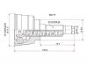 SAT SU17 Шрус SZ Swift II M13A HT51S 00-05, Alto HA12S/HA2#S/Kei/Wagon-R/Solio 00-