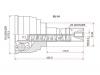 SAT SU34 Шрус SZ Grand Escudo/Vitara XL-7 TX92W H27A AT 01-05