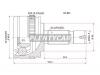 SAT SY001 ШРУС SsangYong Istana 2.9D 95-03