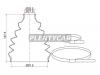 SAT TC-018 Пыльник шруса наружный  FR VW TIGUAN (смазка, 2 хомута. термопластик)
