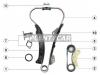 SAT TKTY433A Комплект цепи ГРМ TOYOTA RAV4 12- 3ZR-FE