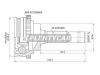 SAT TO014A Шрус TOYOTA Corolla/Sprinter/Corona/Caldina/Carina 4/5A/4/5E 88-02
