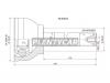 SAT TO01902 Шрус TOYOTA Land Cruiser 80 94-98 длинный