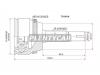 SAT TO081A Шрус TY Camry ACV3#/ACV4# 2AZ-FE (USA) 01-