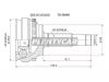 SAT TO35A48 Шрус TY 1NZ-FE/2NZ-FE Vitz/Platz NCP1#, FunCargo NCP2# , Probox/Suceed NCP5#, Ist NCP6# , Raum NCZ20