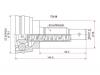SAT TO-36 Шрус TOYOTA Corsa/Tercel/Corolla II #L30/41/51 4/5E/1N-T 90-99