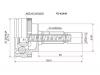 SAT TO42A48 Шрус TOYOTA Platz/Ist 2NZ 99-