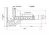 SAT TO66A48 ШРУС TY Harrier MCU10 2WD 99-03, Camry Gracia MCV20/21 (Var.TOY, Seal Oil D=63) 99-