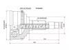 SAT TO69A48 Шрус TY Camry Gracia MCV20/21 (Var GKN) 96-01 +ABS LX RX330 3MZ-FE -ABS