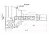 SAT TO87A48 Шрус TY Avensis AT25#, 1AZ-2AZFSE, 03-08