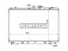 SAT TY0003-GSU40 Радиатор TOYOTA HIGHLANDER/KLUGER 2GR 07-