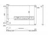 SAT TY0003MCU30 Радиатор TOYOTA HARRIER/LEXUS RX330 1MZ/3MZ 03-05