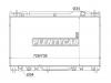 SAT TY0003MCV30 Радиатор TOYOTA CAMRY/WINDOM/LEXUS ES300 3.0 01-06