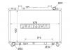 SAT TY0050 Радиатор TOYOTA TOWN ACE NOAH/LITE ACE SR4/5# 3S-FE 96-07